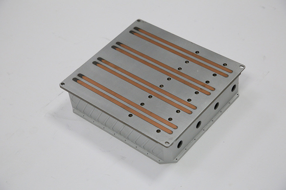 ISO9001 Water Cooled Liquid Heat Sink With Heat Pipe ODM Anti Corrosion